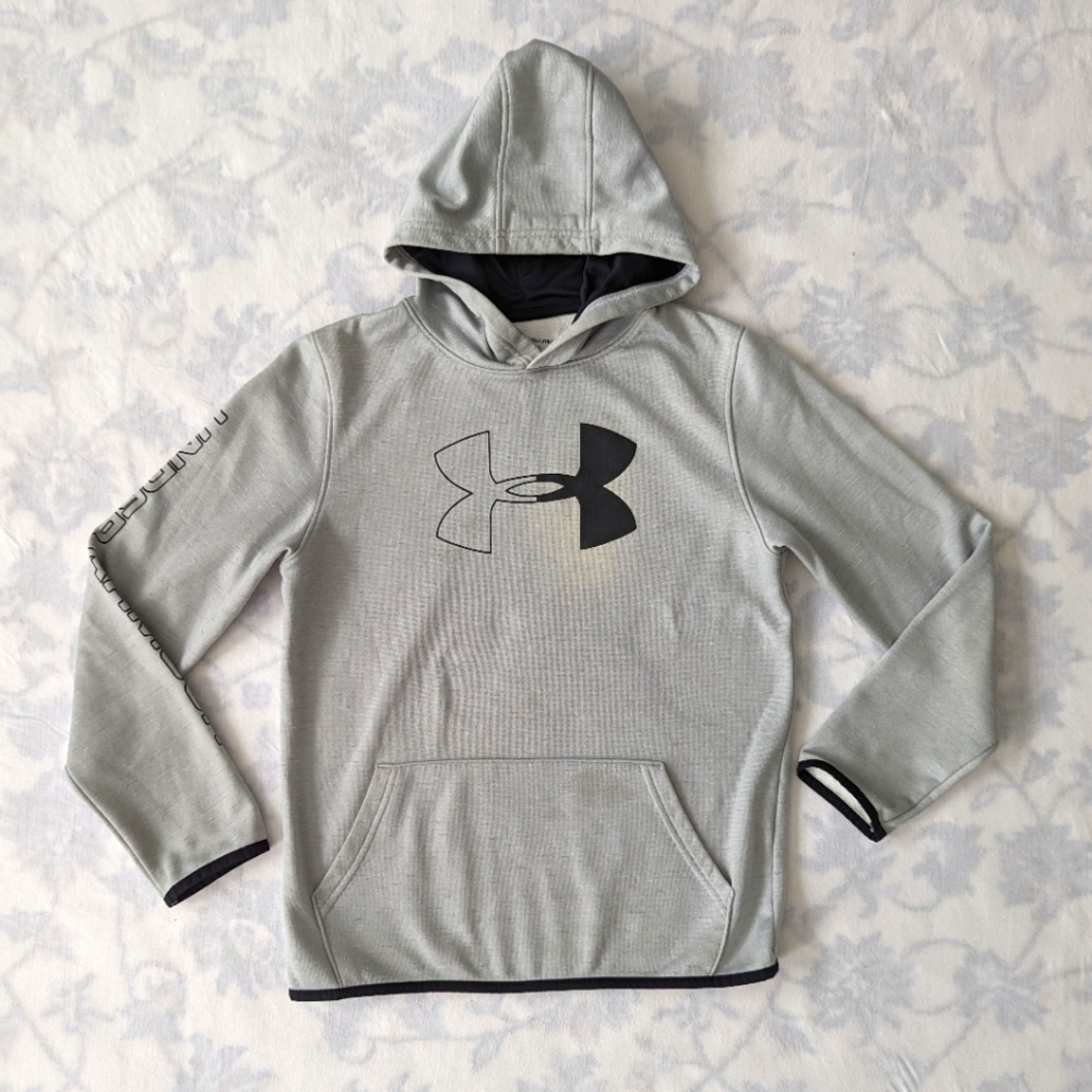 Under Armour hoodie gray sweatshirt size youth XL
